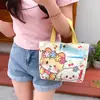 Bolsa de Lona para Mujer, Mini Bolso Tote Original de Dibujos Animados, Nuevo Modelo 2026, Bolso Pequeño para Oficinistas, Bolsa para Lonchera, Disponible para Dropshipping