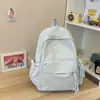 Mochila para niñas de nuevo estilo con diseño único, alto atractivo estético, gran capacidad, adecuada para estudiantes de secundaria y preparatoria, bolso de doble hombro estilo universitario