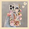 Filhote Fofo Adequado para Capa de Celular iPhone 17 Pro Max Apple 16 Desenho Animado 14/13 Personalizado 15 Anti-Queda X