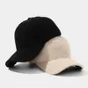 Gorra de Béisbol de Color Sólido Simple Nueva para Otoño e Invierno Gorra de Béisbol Tejida Casual para Exteriores Versión Coreana Sombrero Grueso Cálido para Pareja