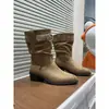Botines estilo vaquero occidental para mujer, con acabado de gamuza, tacón grueso, altura hasta la mitad de la pantorrilla, diseño de hebilla de cinturón retro y efecto adelgazante, en una hermosa paleta de colores