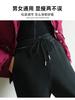 Calça Jogger Feminina Preta para Mulheres Altas, Comprimento Estendido 2023, Calça Casual de Inverno, À Prova de Vento, Alongadora de Pernas, Forrada com Fleece, Marca Tendência