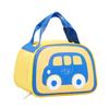 Bolsa de Almoço Infantil Desenho Animado de Carro Bolsa Térmica Portátil Desenho Animado Bolsa de Almoço Folha de Alumínio Impermeável Bolsa para Marmita Bolsa Térmica