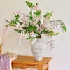Flores Artificiais com Toque Realista de Alta Qualidade, Decorações de Plantas Verdes para Sala de Estar, Arranjos Florais, Dropshipping para Transmissões ao Vivo