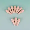 Conjunto de Cogumelos de Madeira na Cor Natural, Figuras de Cogumelos de Madeira DIY para Crianças, Brinquedos Pintados, Artesanato para Casa, Enfeites Decorativos