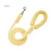 Correa para perro, correa redonda trenzada de nylon dopamina, mango cómodo de espuma, venta al por mayor desde el fabricante, en stock