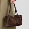 Bolso de mano para mujer Otoño/Invierno 2026 nuevo estilo retro moda cuero mate bandolera de alta gama gran capacidad bolso tote