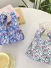 51262 Bolsa de Pulso de Veludo Cotelê com Flores Outono e Inverno Bolsa de Almoço Bolsa para Lanches de Trabalho Bolsa de Mão para Mulheres Bolsa para Celular de Passeio