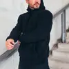 Comercio exterior 2025 nuevo otoño suéter con capucha casual para hombre talla grande abrigo cálido de moda de terciopelo de doble cara para hombre