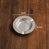 Cenicero Retro de Acero Inoxidable Transfronterizo Creativo para Cigarros Gris Copo de Nieve Portátil para Exteriores