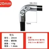 Clip Colgador de Abrazadera para Accesorios de Tubería Galvanizada de 20/25/32mm Conector para Estantería de Invernadero Sujetador Redondo sin Soldadura