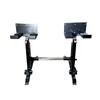 Banco de pesas multifuncional ajustable, rack para press de banca con mancuernas, equipo de fitness para interiores, hogar, entrenamiento de presión, mancuerna, rack para press de banca con mancuernas