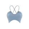 Ropa interior deportiva de una pieza con tirantes finos para mujer, Camisola de espalda bonita para Yoga, Ropa exterior, Sujetador de Fitness con Estampado de Moda
