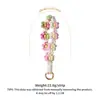 Cordón para Teléfono Móvil Cadena de Teléfono Móvil Flor Tejida a Mano Cuerda de Cámara de Gama Alta Colgante Ins Cadena Colgante de Teléfono Móvil Margarita para Mujeres