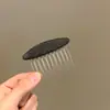 Peine Ovalado de Lana Retro para Otoño e Invierno, Peine para Peinar Cabello Corto, Herramienta para Ordenar el Cabello, Pinza para Flequillo, Pasador al por Mayor