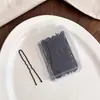 Pinza para el Cabello Negra sin Costuras en Forma de U para Fijar Chongo, Pasador Invisible para Mujer, Pinza Lateral para Flequillo, Pasador, Accesorio para el Cabello