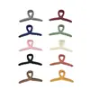Pinza para el pelo de Cross esmerilado estilo coreano ins para Otoño e Invierno Pinza Elegante Pinza de Acrílico Color Caramelo Simple Accesorios para el Cabello