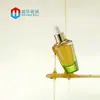 Botella dispensadora cosmética cónica personalizada de 30 ml con fondo grueso, botella cuentagotas de vidrio para esencia, botella original para aceite esencial líquido