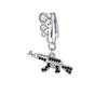 Europa y Estados Unidos comercio electrónico transfronterizo venta anillo para ombligo pistola diamante clip para ombligo adornos para ombligo sin perforar joyería para perforación Amazon