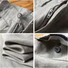 Pantalones Casuales Holgados de Lino 100% Puro, Transpirables y Cómodos, de Cinco Bolsillos para Hombre, Lino Delgado de Verano