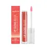 Zephoco Red Gloss Labial Hidratante com Glitter Fino Leve e Translúcido Lábios Volumosos Cor Espelho Brilho de Água Batom