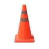 Pvc Emergência Bloqueio Rodoviário Telescópico Sinalização Rodoviária Cone Rodoviário Refletivo Balde de Sorvete Dobrável Estacionamento Amazon Segurança Automotiva