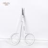 Chuanqi's eyebrow trimming tesoura beleza sobrancelha tesoura pontiaguda aço inoxidável trimmer nariz cabelo tesoura cílios ferramentas de beleza