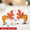 Diadema Navideña Transfronteriza para Niñas Pasador de Astas Lindo Pasador para Bebé Pinza para Oreja de Ciervo de Peluche Aro para el Cabello Accesorios para el Cabello