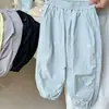 Pantalones para Niñas 2026 Verano Nueva Moda Pantalones Cargo Infantiles para Niños Mayores, Largos Casuales Sueltos Versátiles de Moda