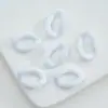 Acrílico Colorido Anel Aberto Corrente de Combinação Fivela de Grampo de Cabelo Fivela DIY Acessórios de Material para Bolsa Joia Chaveiro