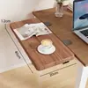 Placa de Extensão de Mesa Dobrável Ferramenta de Expansão para Mesa de Computador Braço de Extensão Lateral Suporte Bandeja para Teclado