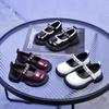Sapatos de Couro Infantis Estilo College com Strass, Sapatos para Apresentação Estudantil, Sapatilhas de Couro para Crianças Pequenas, Sapatos de Dança para Meninas Primavera 2026