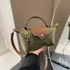 Bolso de Nylon Tipo Dumpling para Mujer Retro de Hombro Cruzado de Mano Pequeño Cuadrado Múltiples Colores Disponibles Personalización