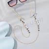 Versão coreana da personalidade cristal pendurado cadeia de óculos corda simples moda óculos de sol anti-perdidos óculos cadeia máscara cadeia fabricantes atacado
