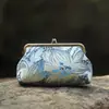 Porta-moedas grande bolsa para celular bolsa com fecho de cabeça de gota d'água bolsa de mão bolsa de ombro única porta-moedas bolsa de material DIY feita à mão 501#