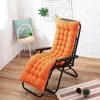 Cojín Silla Reclinable Cojín Adulto Hogar Perezoso Plegable Ocio Engrosado Balcón Siesta Madera Maciza Cojín Sofá