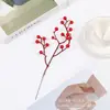 Suministros del Fabricante al por Mayor Flores de Cubo de la Fortuna, Frutas de la Fortuna Simuladas, Frutos de Acebo, Frutas Rojas Grandes, Flores Artificiales, Flores de Exhibición para Sala de Estar de Año Nuevo