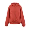 Chaqueta Casual con Capucha de Manga Larga Protectora del Sol para Mujer, Nueva Ligera Holgada con Cremallera Otoño 2026