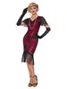 Directo de fábrica: Vestido vintage de fiesta y actuación con lentejuelas, flecos y cuentas estilo Gatsby, vestido de noche para mujer, venta al por mayor