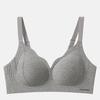 Soporte Suave de Gel Luz Litching y Cálida Ropa Interior para Mujer Recoge Pecho Pequeño Copa No Vacía Sin Aro de Acero Anticaída Sujetador Naked