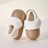 Zapatos de Algodón de Dibujos Animados My Melody Otoño/Invierno 2025 Nuevo Estilo Forro de Felpa Caliente Tacón Desmontable Impermeables Antideslizantes Zapatos de Algodón para Mujer