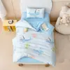 Juego de colcha de tres piezas para jardín de infantes, Juego especial de seis piezas para niños, Funda de colcha de algodón para la hora de la siesta, Ropa de cama para bebé, Temática de dibujos animados
