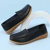 Zapatos de Enfermera, Blancos, Zapatos de Verano para Mujer, Sin Olor, Suela Suave, Suela Plana, Cómodos, Piel Genuina, Transpirables, Zapatos de Trabajo Médicos, Zapatos para Mamá