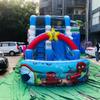 Tobogán Acuático Inflable Equipo de Juego Acuático para Niños Exterior Antideslizante PVC Engrosado Evento Comercial Equipo de Instalación Rápida Venta al por Mayor
