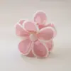 Pinza para el pelo de flor de plumeria de nuevo estilo transfronterizo, Pinza para el pelo de color caramelo estilo coreano para primavera y verano para la parte trasera de la cabeza, Pasador floral con un toque de alta gama