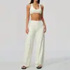 Zechuang Verano Nuevo Ropa Deportiva para Mujer con Corte Cruzado para Fitness, Deporte al Aire Libre, Control de Abdomen, Cintura Alta, Glúteo de Melocotón, Conjunto de Yoga 5558