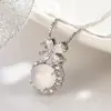Collar de Arco de Jade Translúcido Hielo Imitación Sentido de Alta Gama Lujo Ligero Nicho Calcedonia Dulce Princesa Escapada Mujer 2024 Nuevo