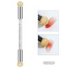 Bolígrafo de Esponja para Estampado de Nail Art con Pedrería, Bolígrafo Degradado, Mini Herramienta, Bolígrafo de Silicona, Nail Art con Glitter