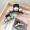 Pinza para el Cabello Coreana, Dulce Pinza para el Cabello de Perlas Estilo Coreano para la Parte Posterior de la Cabeza, Pinza de Tiburón Súper Elegante, Suave Pinza para el Cabello de Princesa