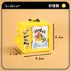 Máquina de Animación de Flip Book Creativa Libro de Respuestas Llavero con Texto Inspirador Colgante para Estudiante Colgante para Bolso Pequeño Regalo
